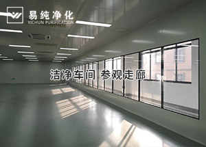 潔凈參觀(guān)走廊這樣設(shè)計(jì)大氣不？
