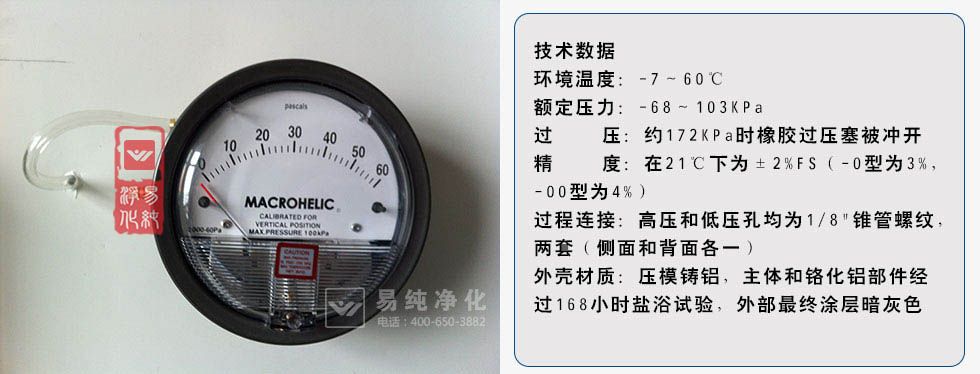 差壓表，壓差計